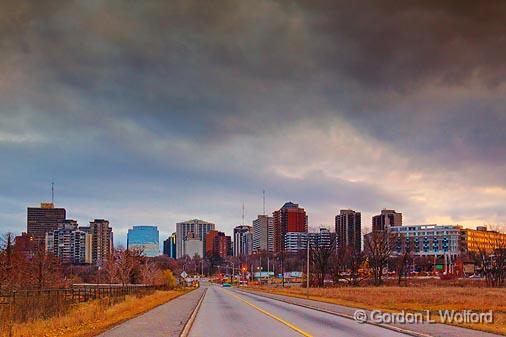 Ottawa Skyline At Sunrise_11126.jpg - Photographed at Ottawa, Ontario - the capital of Canada.